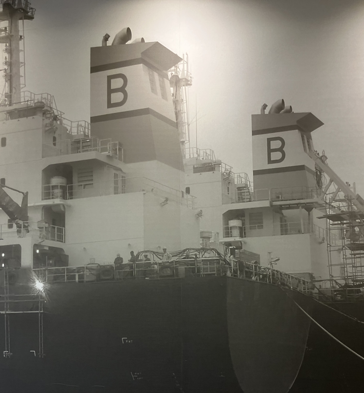 Blystad Group historic photo of shipping boats